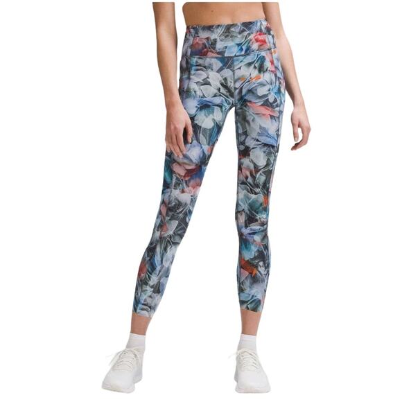 Lululemon Fast and Free High-Rise Tight 25" Luminescent Floral Multi Size 2 NWT - Picture 1 of 10
